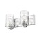 Z-Lite Beckett 2 Light Vanity, Chrome And Clear Seedy 492-2V-CH - alternate 3